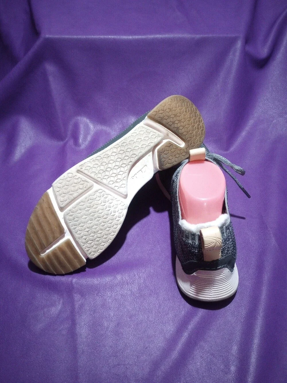Clarks Tri Native Trigenic Lightweight Lace Up Gray Women’s 9M